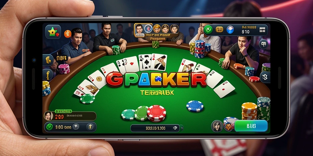 Tampilan gameplay menegangkan dalam 8180 Poker.