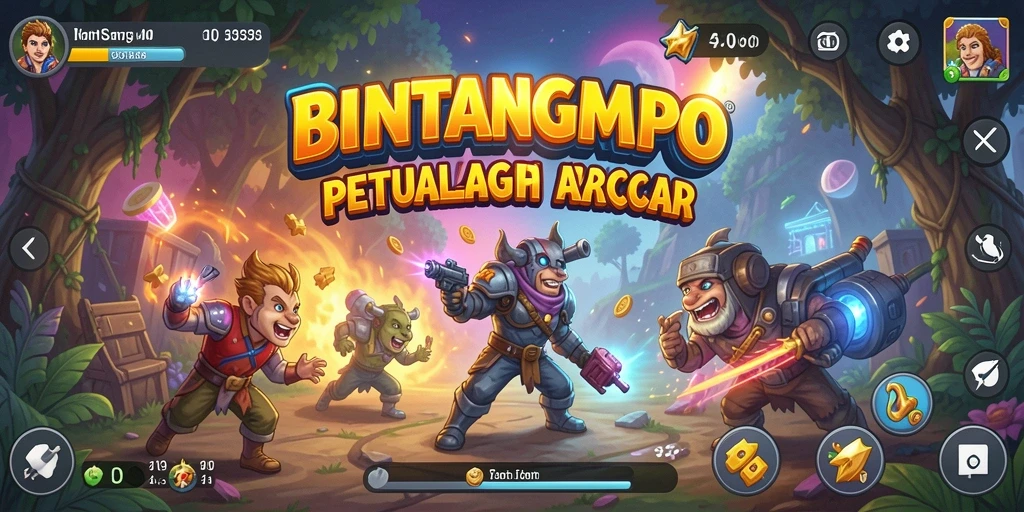 Gameplay seru dengan rintangan menantang di BINTANGMPO.