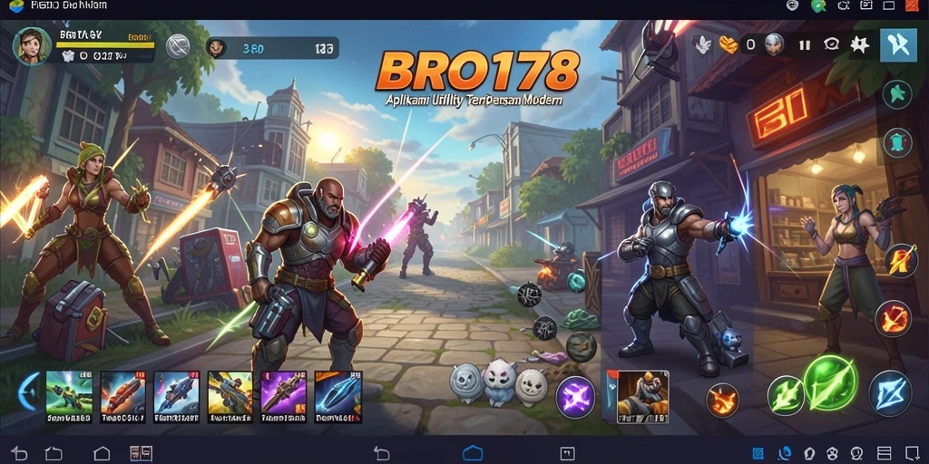 Tampilan antarmuka utama aplikasi BRO178 yang user-friendly.