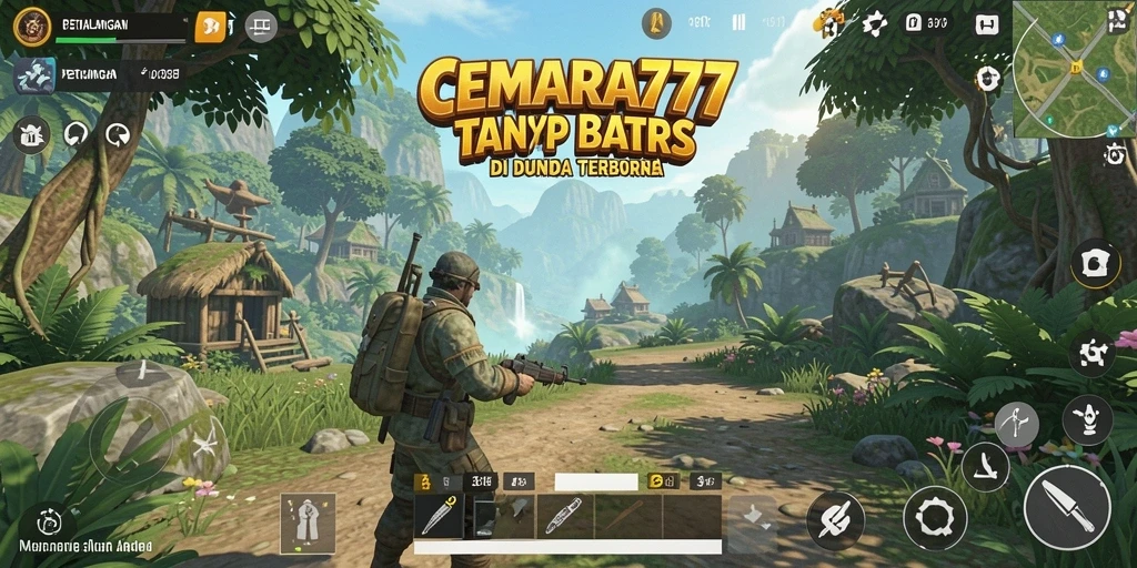 Screenshot gameplay CEMARA777 menampilkan keindahan dunia terbuka.
