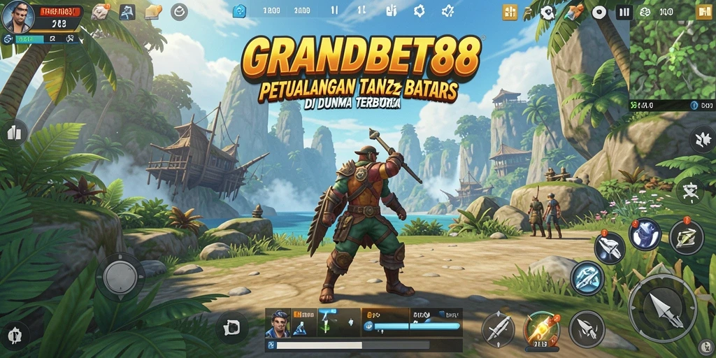 Tampilan menarik dari gameplay Open World di GRANDBET88.