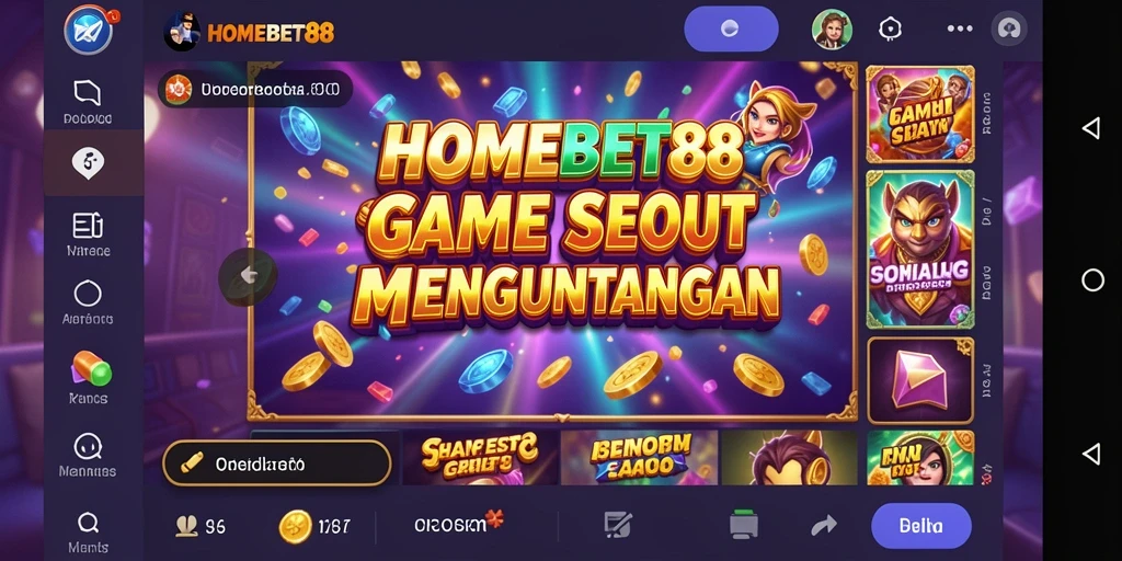 Screenshot gameplay HOMEBET88 menampilkan suasana slot yang menarik dan dinamis.