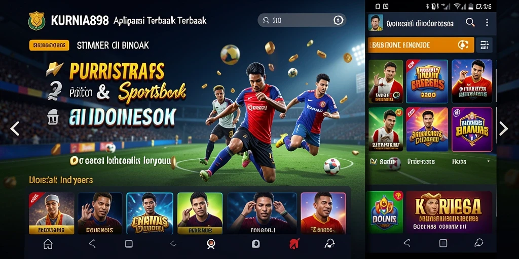 Tampilan utama KURNIA898 dengan opsi taruhan Sportsbook yang menarik.