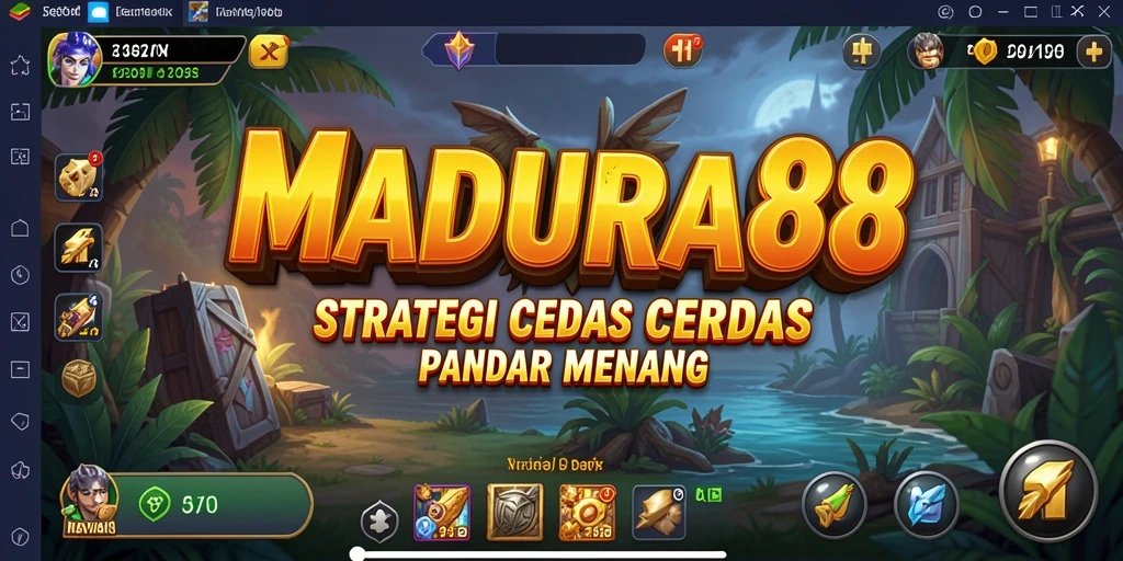 Tampilan gameplay strategis menarik dari MADURA88.