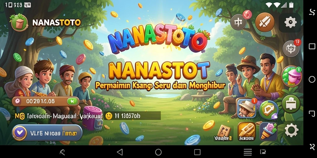 Screenshot NANASTOTO menampilkan gameplay seru dan interaktif yang menghibur.