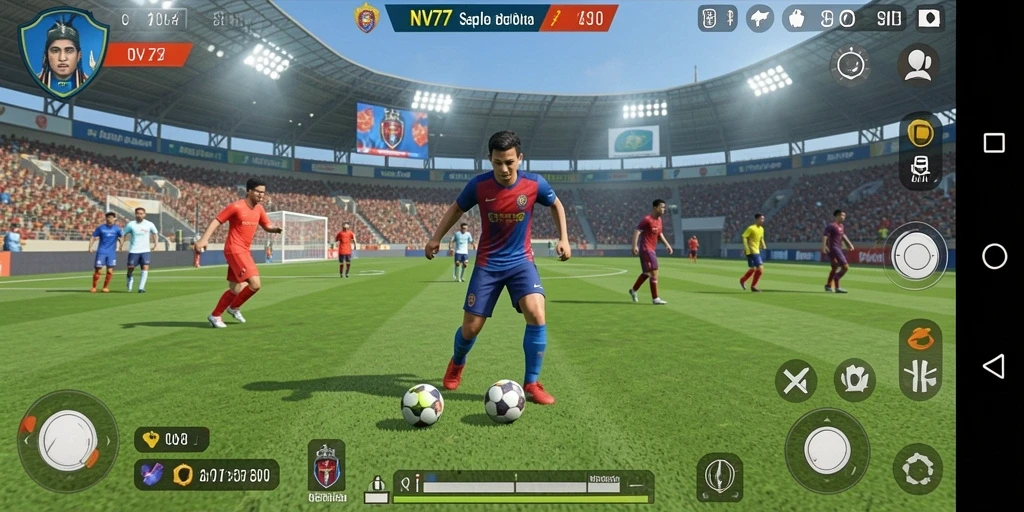 Tampilan gameplay kompetitif di NV77 dengan pemain beraksi.