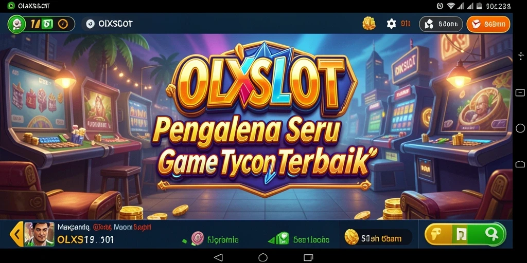 Tampilan gameplay OLXSLOT yang menarik dengan berbagai elemen manajerial.
