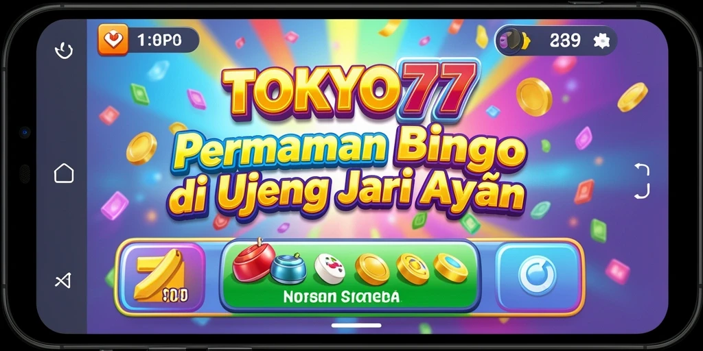 Tampilan menarik dari gameplay Bingo di TOKYO77 yang penuh keseruan.