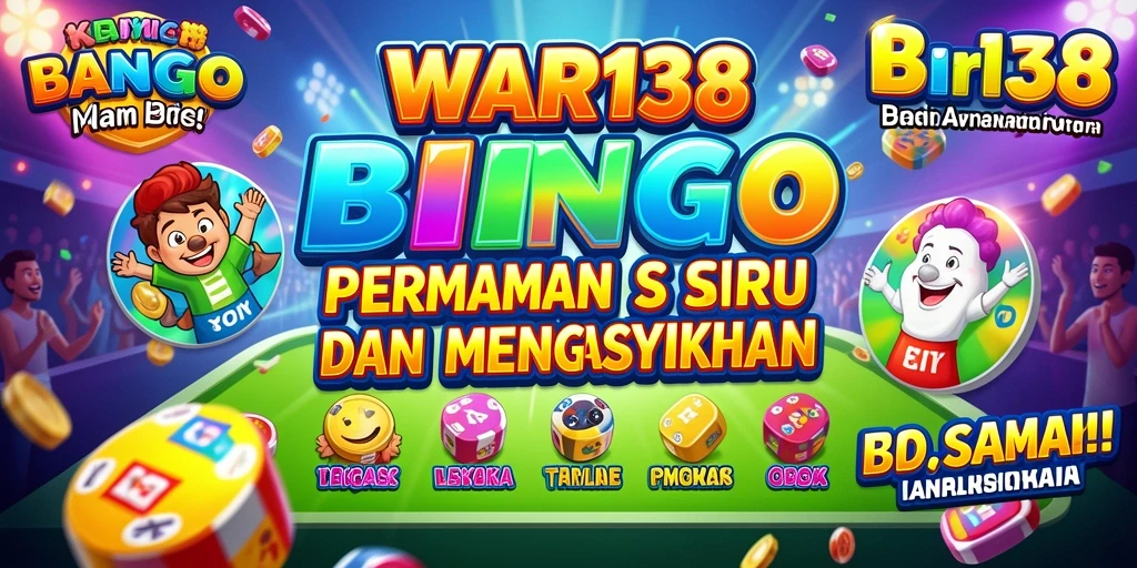 Tampilan menarik dari <strong>WAR138</strong> saat bermain Bingo dengan teman-teman.